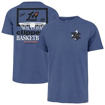 Men's '47 Blue LA Clippers City Edition Backboard T-Shirt