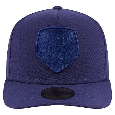 Men's New Era Navy FC Cincinnati Color Pack A-Frame 59FIFTY Fitted Hat