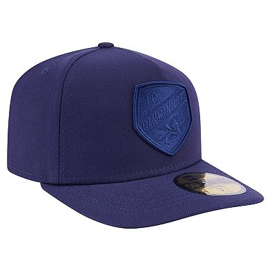 Men's New Era Navy FC Cincinnati Color Pack A-Frame 59FIFTY Fitted Hat
