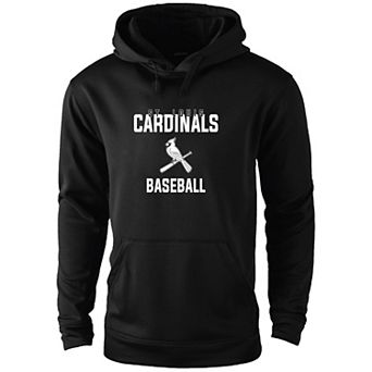 Men's Dunbrooke Black St. Louis Cardinals Champion Pullover Hoodie