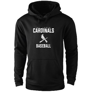 Men's Dunbrooke Black St. Louis Cardinals Champion Pullover Hoodie