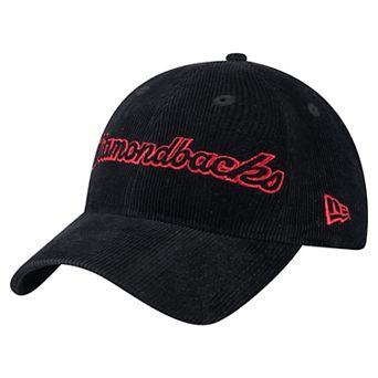 Women's New Era Black Arizona Diamondbacks Corduroy 9TWENTY Adjustable Hat