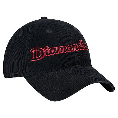 Women's New Era Black Arizona Diamondbacks Corduroy 9TWENTY Adjustable Hat