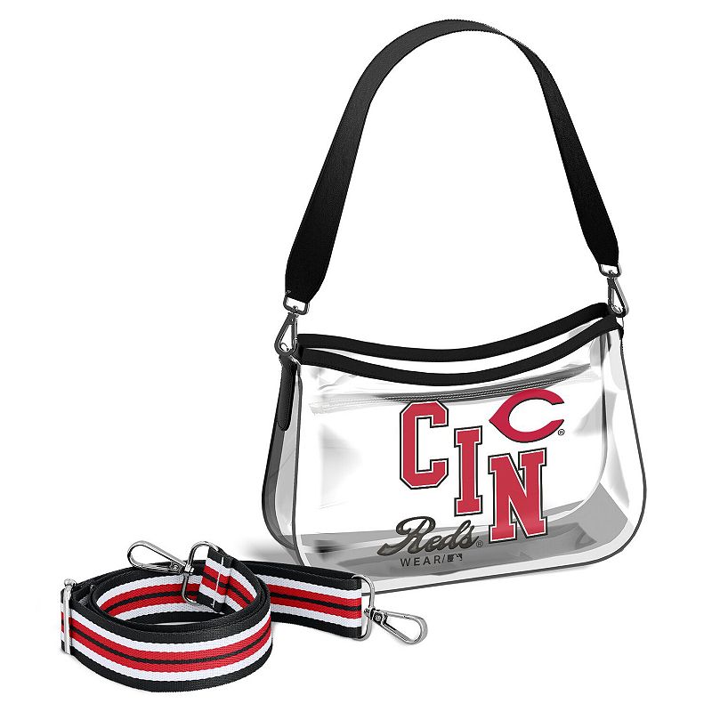 WEAR by Erin Andrews Cincinnati Reds Clear Stadium Mini Purse, Red Team