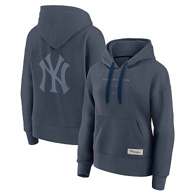 Women's Fanatics Blue New York Yankees Elements Future Ground Subtle Tonal Pullover Hoodie