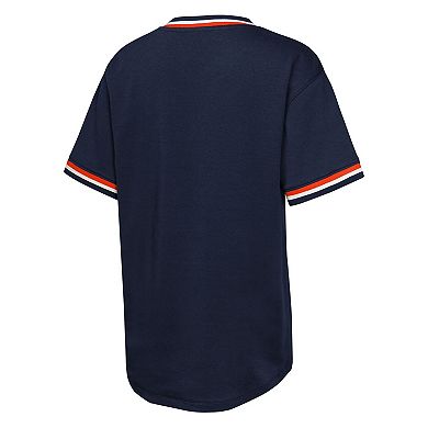 Youth Navy Houston Astros Relief Pitcher V-Neck T-Shirt