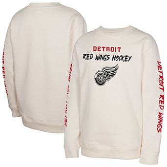 Youth Cream Detroit Red Wings Star Power Pullover Sweatshirt
