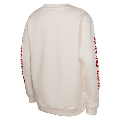 Youth Cream Detroit Red Wings Star Power Pullover Sweatshirt