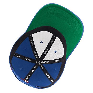 Men's Starter Blue New York Rangers Sphere II Curved Starfit Adjustable Hat