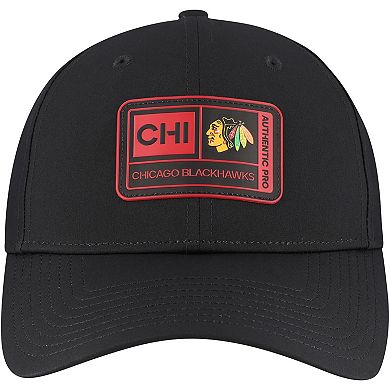 Men's Fanatics Black Chicago Blackhawks Training Camp Fitted Hat