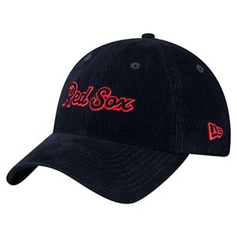 Women's New Era Navy Boston Red Sox Corduroy 9TWENTY Adjustable Hat