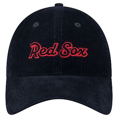 Women's New Era Navy Boston Red Sox Corduroy 9TWENTY Adjustable Hat