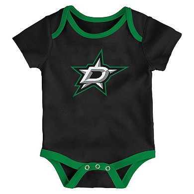 Infant Dallas Stars Loyal Buddies Three-Pack Bodysuit Set