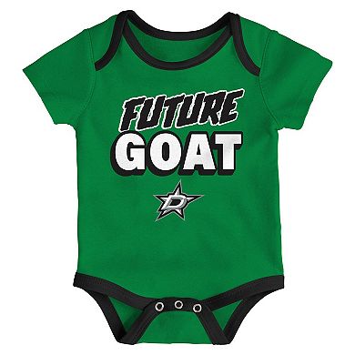 Infant Dallas Stars Loyal Buddies Three-Pack Bodysuit Set