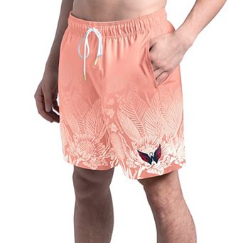 Men's Margaritaville Pink Washington Capitals Lagoon Fiesta Swim Short