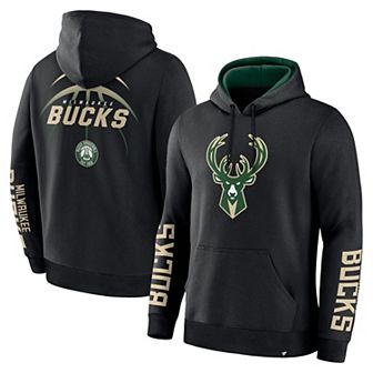 Men's Fanatics Black Milwaukee Bucks Legacy Guard Pullover Hoodie