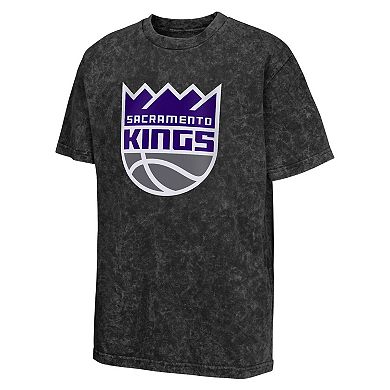 Youth Black Sacramento Kings Rugged Defense T-Shirt