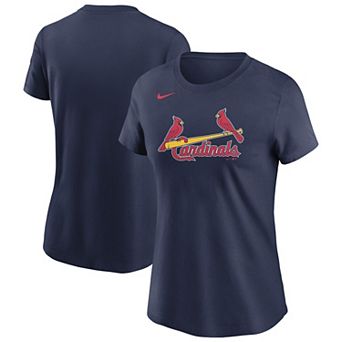 Women's Nike Navy St. Louis Cardinals Wordmark T-Shirt