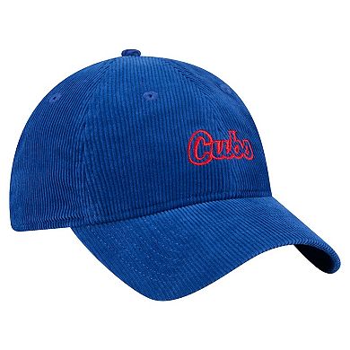 Women's New Era Royal Chicago Cubs Corduroy 9TWENTY Adjustable Hat