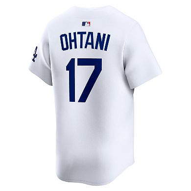 Men's Nike Shohei Ohtani White Los Angeles Dodgers Home Limited Player Jersey
