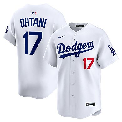 Men's Nike Shohei Ohtani White Los Angeles Dodgers Home Limited Player Jersey