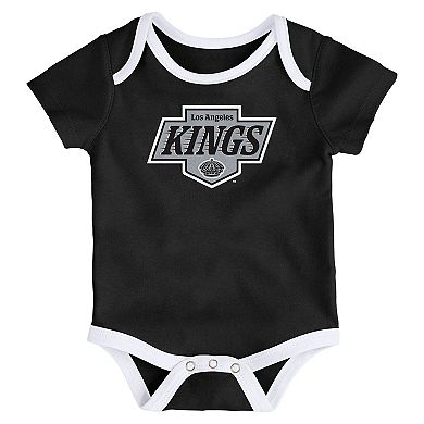 Infant Los Angeles Kings Loyal Buddies Three-Pack Bodysuit Set