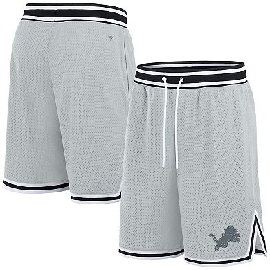 Men's Fanatics Silver Detroit Lions Elements Future Ground Shorts