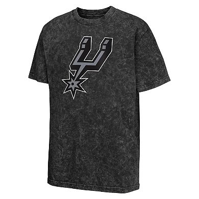Youth Black San Antonio Spurs Rugged Defense T-Shirt