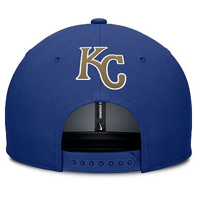 Men's Nike Gray/Royal Kansas City Royals Pro Performance Snapback Hat