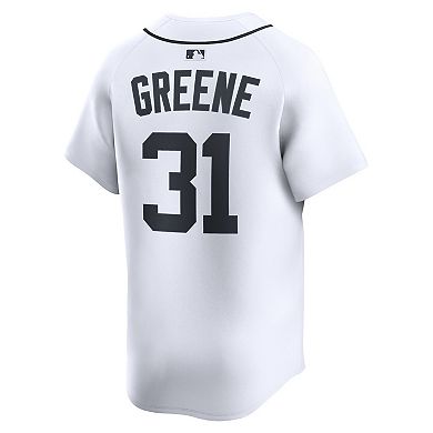 Men's Nike Riley Greene White Detroit Tigers Home Limited Player Jersey