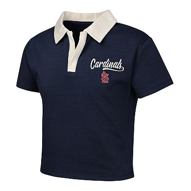 Girls Youth Navy St. Louis Cardinals Base Trainer Johnny Polo and Skort Set
