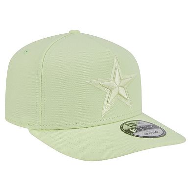 Men's New Era Light Green Dallas Cowboys Color Pack 9FIFTY Snapback Hat