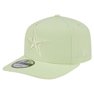 Men's New Era Light Green Dallas Cowboys Color Pack 9FIFTY Snapback Hat