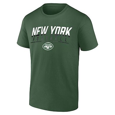 Men's Fanatics Green New York Jets Blocked T-Shirt