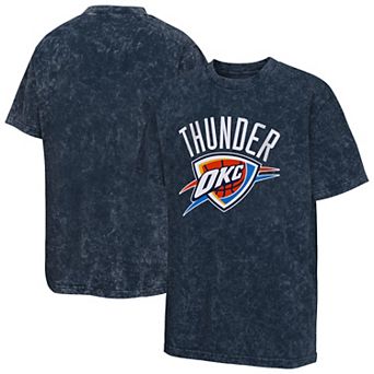Youth Navy Oklahoma City Thunder Rugged Defense T-Shirt