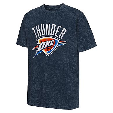 Youth Navy Oklahoma City Thunder Rugged Defense T-Shirt