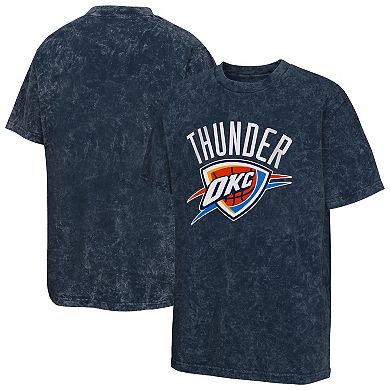 Youth Navy Oklahoma City Thunder Rugged Defense T-Shirt