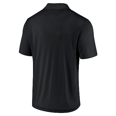 Men's Fanatics Black Pittsburgh Steelers Lockup Polo