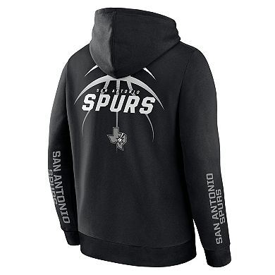 Men's Fanatics Black San Antonio Spurs Legacy Guard Pullover Hoodie
