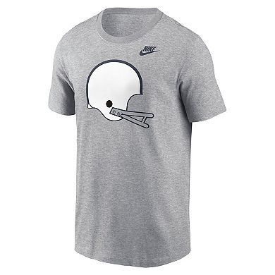 Men's Nike Heather Gray Penn State Nittany Lions Legacy Helmet T-Shirt