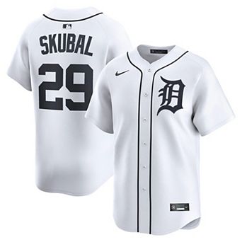 Men's Nike Tarik Skubal White Detroit Tigers Home Limited Player Jersey