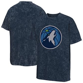 Youth Navy Minnesota Timberwolves Rugged Defense T-Shirt