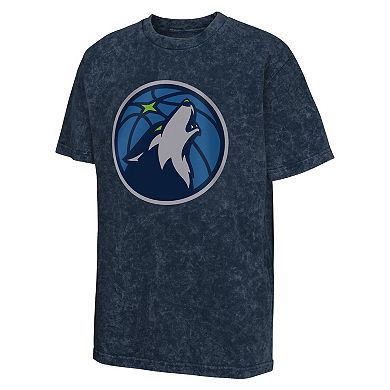Youth Navy Minnesota Timberwolves Rugged Defense T-Shirt