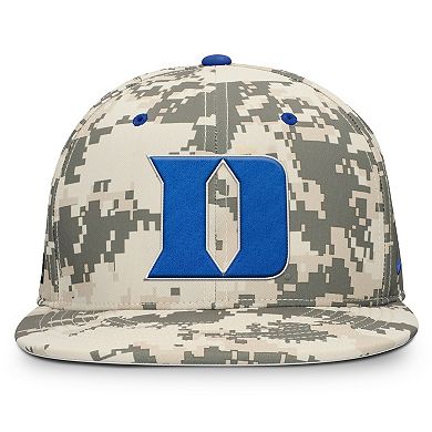 Men's Nike Digital Camo Duke Blue Devils 2025 Dugout True Performance Fitted Hat