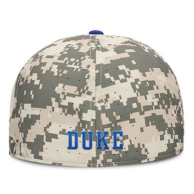 Men's Nike Digital Camo Duke Blue Devils 2025 Dugout True Performance Fitted Hat