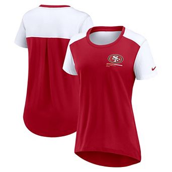 Women's�Nike Scarlet San Francisco 49ers Performance Fashion T-Shirt