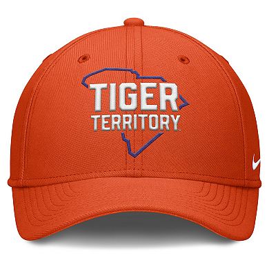 Men's Nike Orange Clemson Tigers Local Swoosh Flex Hat
