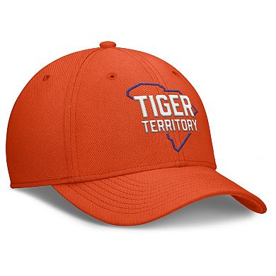 Men's Nike Orange Clemson Tigers Local Swoosh Flex Hat