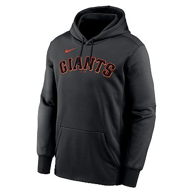 Men's Nike Willy Adames Black San Francisco Giants Name & Number Performance Pullover Hoodie