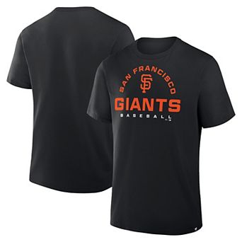 Men's Fanatics Black San Francisco Giants Clubhouse Legacy Primary Play T-Shirt